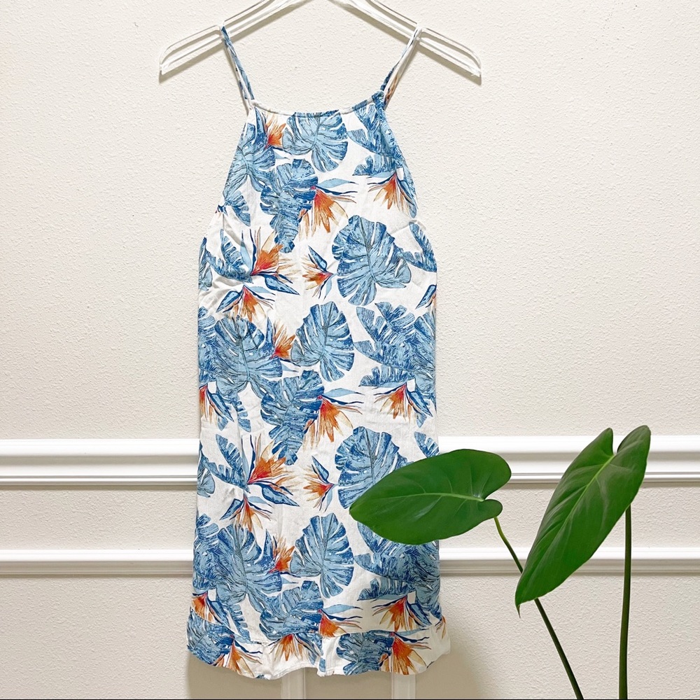 Roxy Blue Tropical Dress